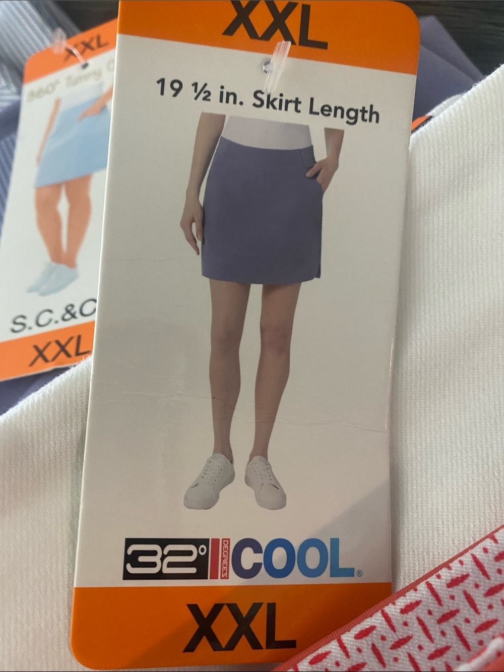 Pack of 4 Colors! XXL S.C. & Co and 32 Cool Tummy Control Skort Clear Out Price! - Picture 4 of 12